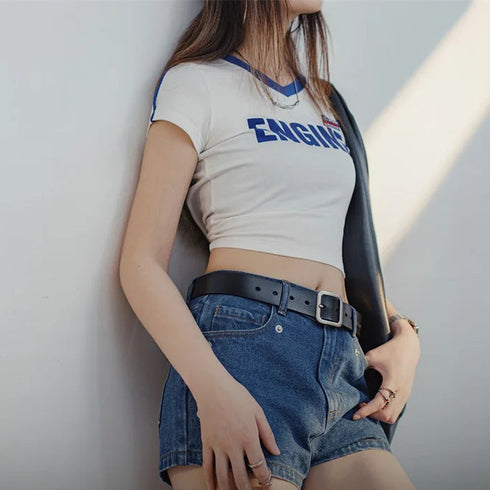 Premium Women's A-Line Denim Skirt Shorts – Vintage Wide-Leg Summer Design with Detachable Detail